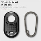 Spigen Rugged Armor, black - Samsung Galaxy Smart Tag 2 2023