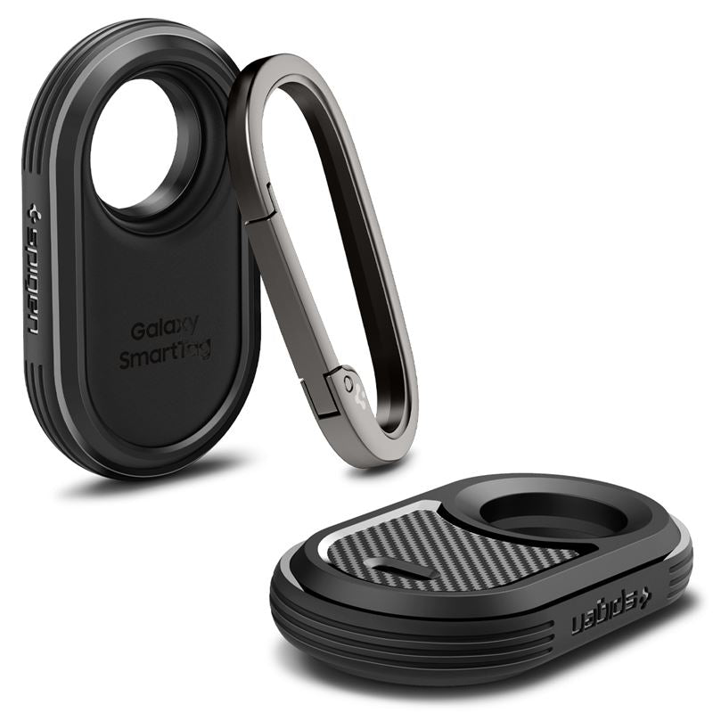 Spigen Rugged Armor, black - Samsung Galaxy Smart Tag 2 2023