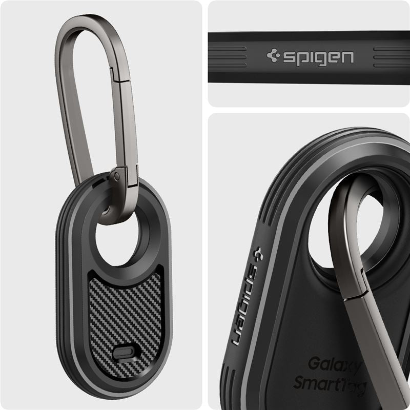 Spigen Rugged Armor, black - Samsung Galaxy Smart Tag 2 2023