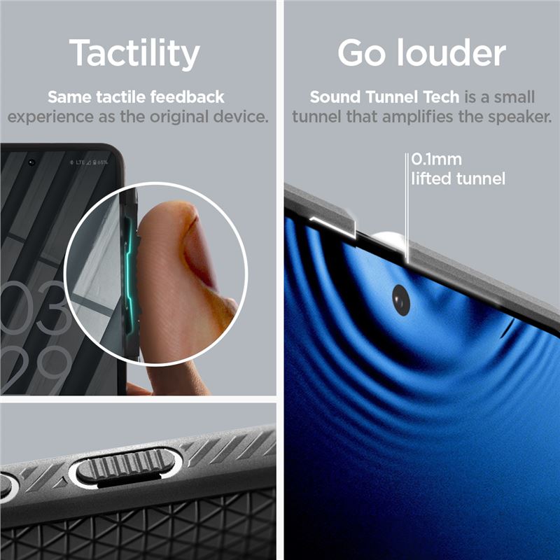 Spigen Liquid Air, matte black - Google Pixel 8 Pro