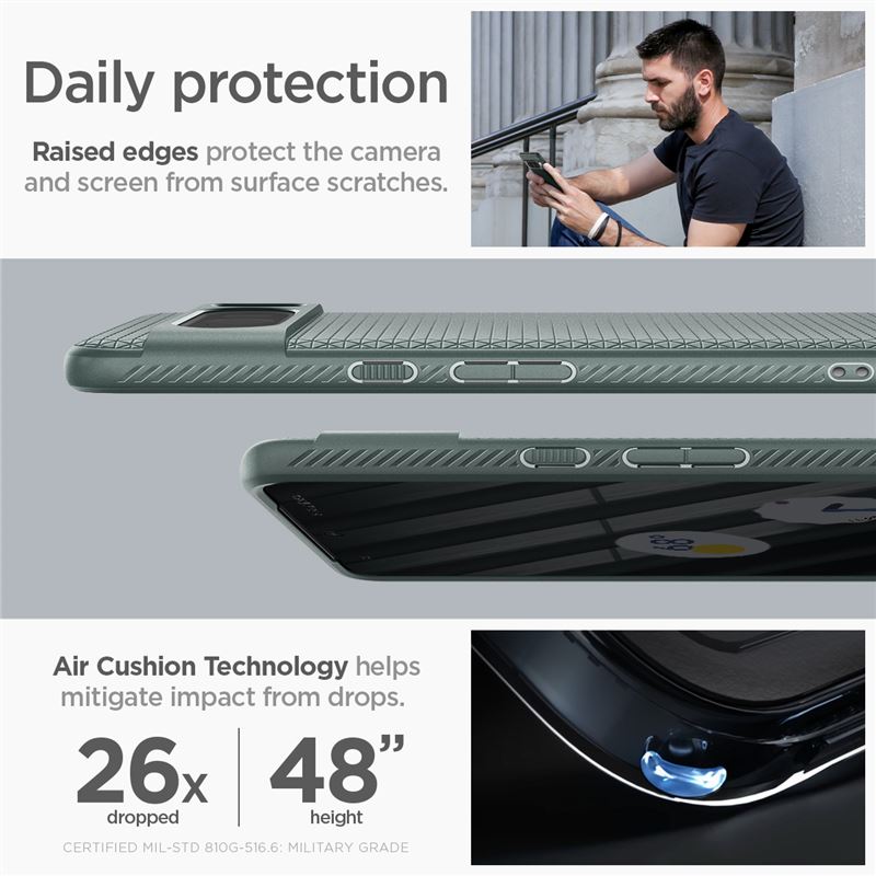 Spigen Liquid Air, abyss green - Google Pixel 8 Pro