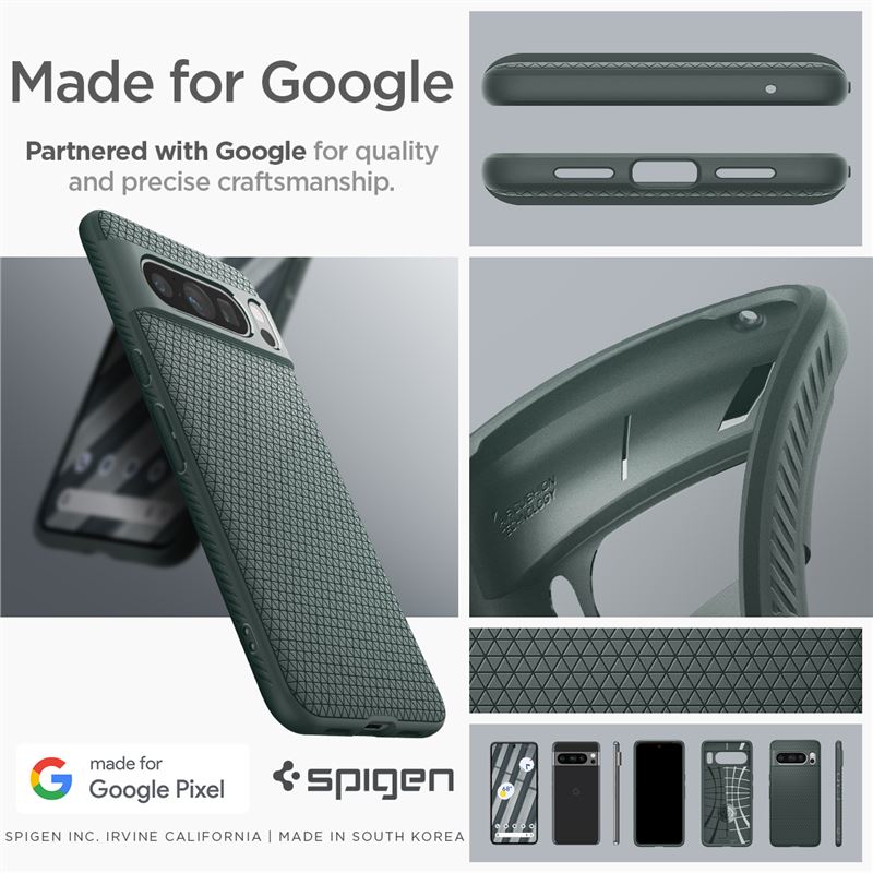Spigen Liquid Air, abyss green - Google Pixel 8 Pro
