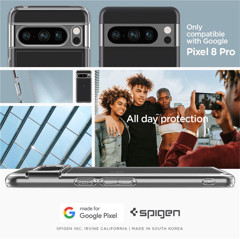 Spigen Ultra Hybrid, crystal clear - Google Pixel 8 Pro