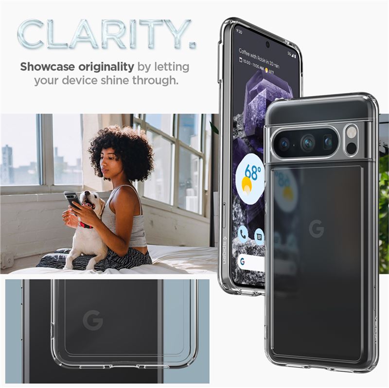 Spigen Ultra Hybrid, crystal clear - Google Pixel 8 Pro