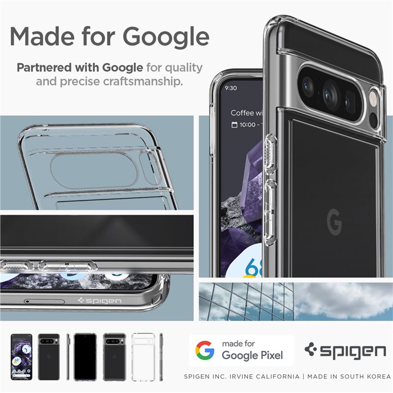 Spigen Ultra Hybrid, crystal clear - Google Pixel 8 Pro