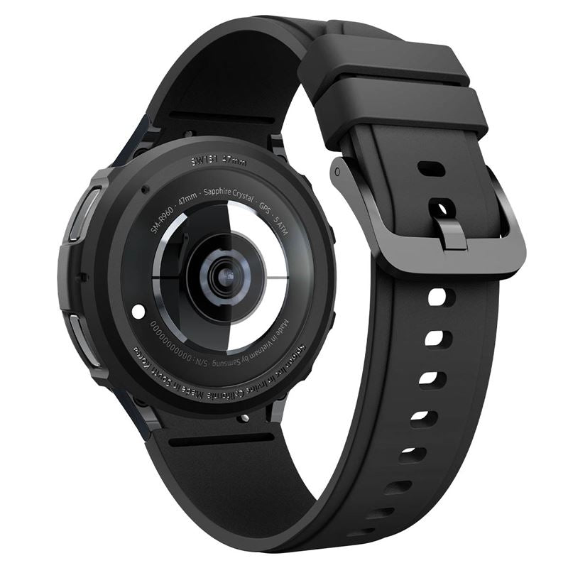 Spigen Liquid Air, matná čierna - Samsung Galaxy Watch6 Classic 47mm