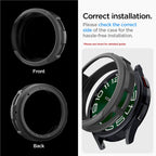 Spigen Liquid Air, matte black - Samsung Galaxy Watch6 Classic 43mm