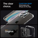 Spigen Crystal Hybrid, crystal clear - iPhone 15 Pro Max