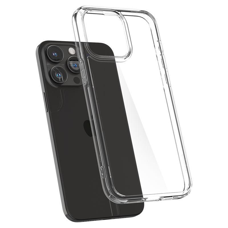 Spigen Crystal Hybrid, crystal clear - iPhone 15 Pro Max