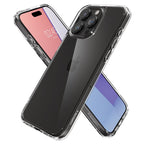 Spigen Crystal Hybrid, crystal clear - iPhone 15 Pro Max