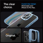 Spigen Crystal Hybrid, sierra blue - iPhone 15 Pro Max