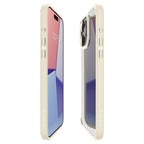 Spigen Crystal Hybrid, mute beige - iPhone 15 Pro Max
