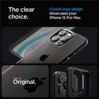 Spigen Crystal Hybrid, matte black - iPhone 15 Pro Max