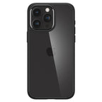 Spigen Crystal Hybrid, matte black - iPhone 15 Pro Max