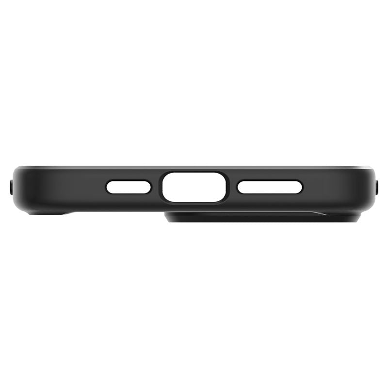 Spigen Crystal Hybrid, matte black - iPhone 15 Pro Max