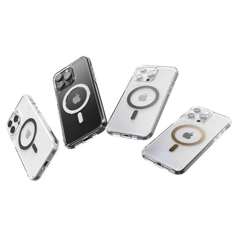Spigen Crystal Hybrid MagSafe, white - iPhone 15 Pro Max