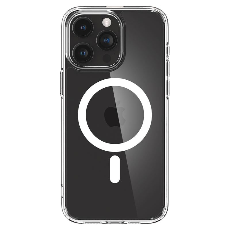 Spigen Crystal Hybrid MagSafe, white - iPhone 15 Pro Max