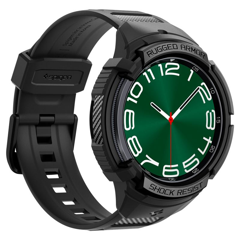 Spigen Rugged Armor Pro, black - Samsung Galaxy Watch6 Classic 47mm