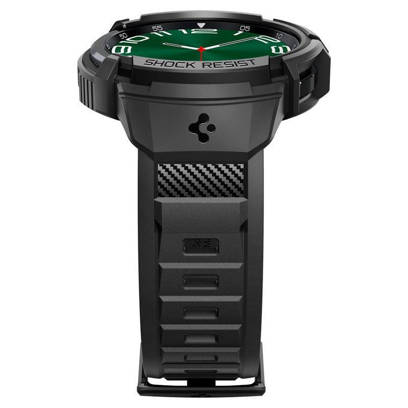 Spigen Rugged Armor Pro, black - Samsung Galaxy Watch6 Classic 47mm