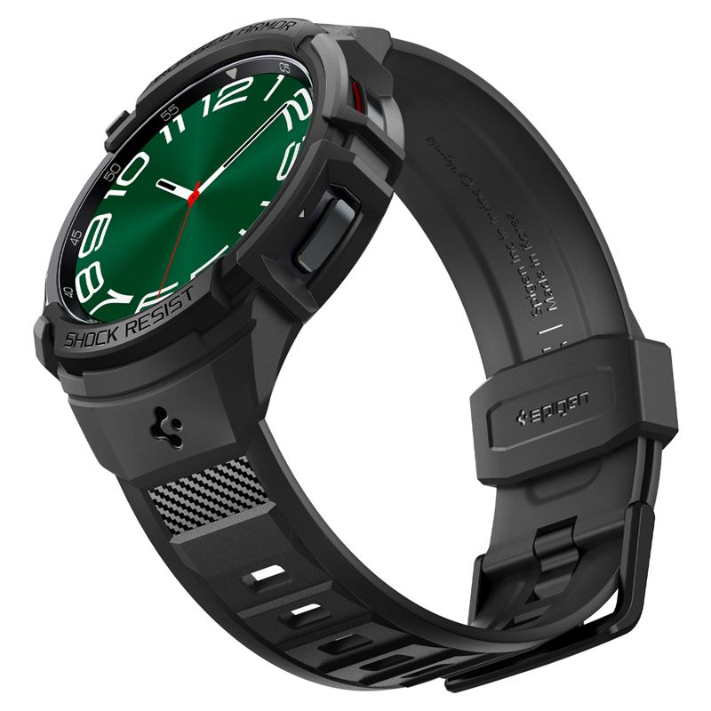 Spigen Rugged Armor Pro, black - Samsung Galaxy Watch6 Classic 47mm