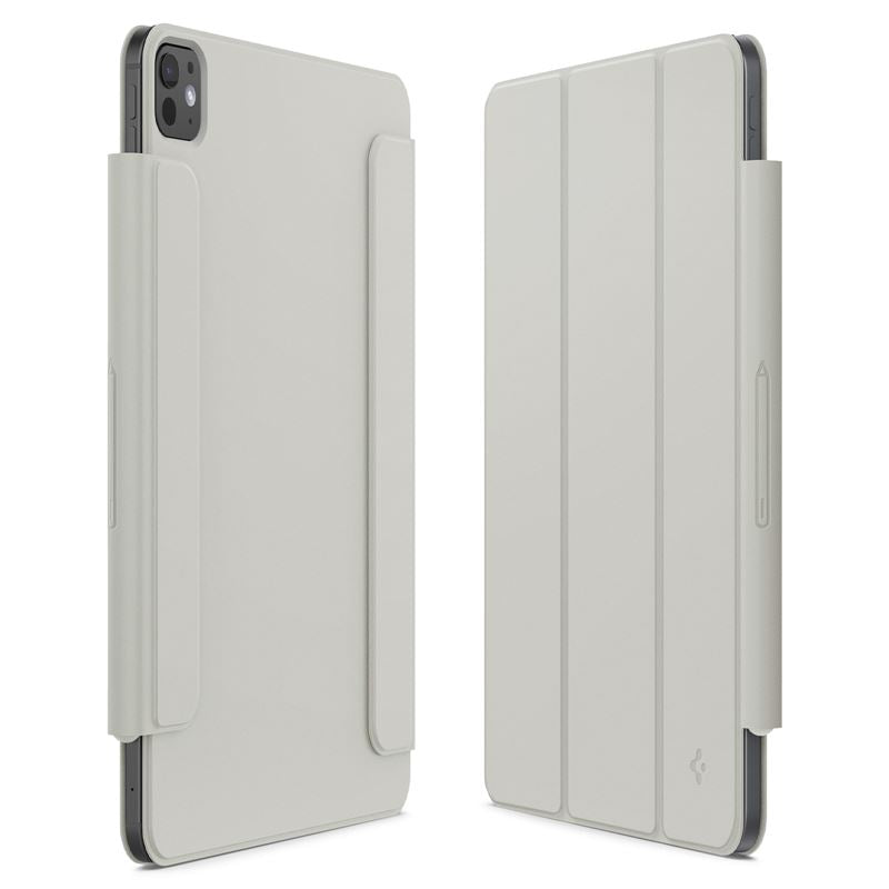 Very thin case: +5 mm when both front and back covers are attached, +25 mm when only the back cover is attached, so it doesn't take up much space and is easy to use