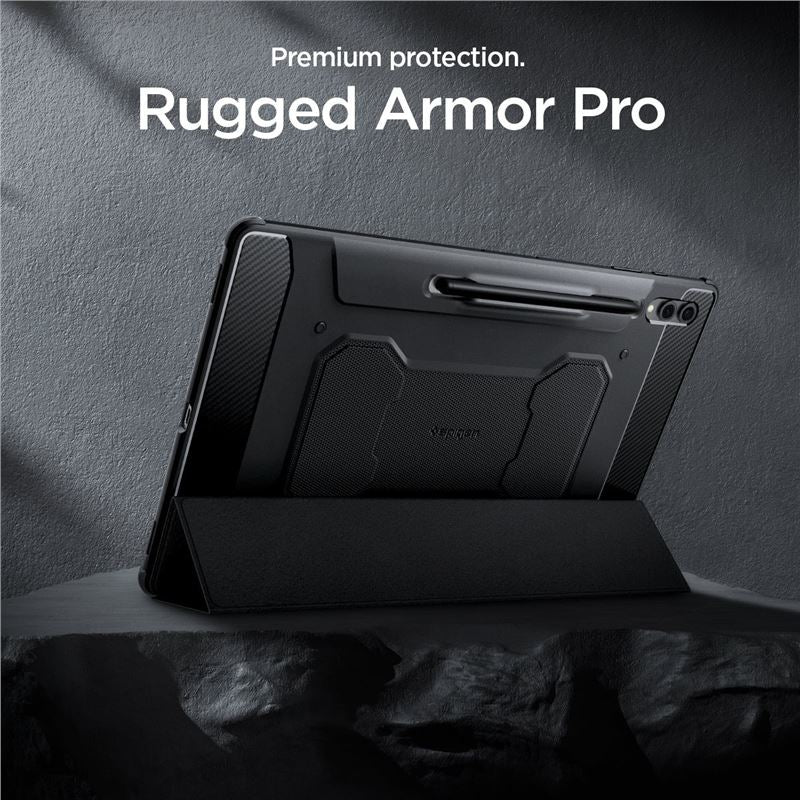 Spigen Rugged Armor Pro, black - Samsung Galaxy Tab S10/S9/S8 Ultra
