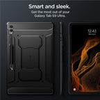 Spigen Rugged Armor Pro, black - Samsung Galaxy Tab S10/S9/S8 Ultra
