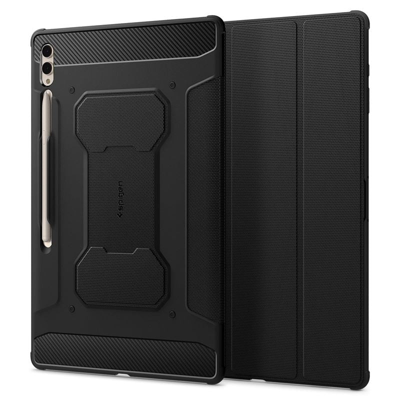 Spigen Rugged Armor Pro, black - Samsung Galaxy Tab S10/S9/S8 Ultra