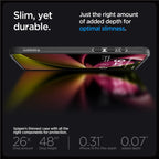 Spigen Liquid Air, matte black - iPhone 15 Pro Max
