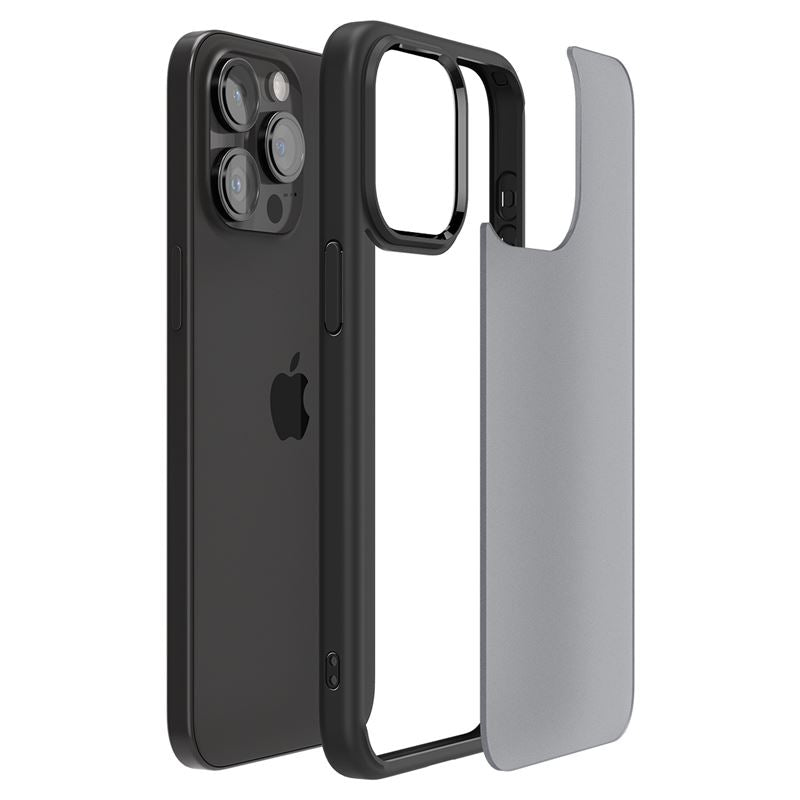 Spigen Ultra Hybrid, frost black - iPhone 15 Pro Max
