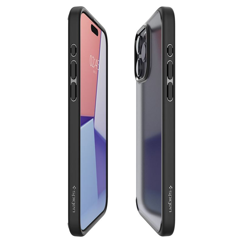 Spigen Ultra Hybrid, frost black - iPhone 15 Pro Max