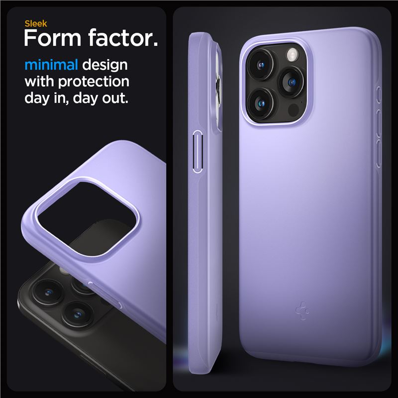 Spigen Thin Fit, iris purple - iPhone 15 Pro