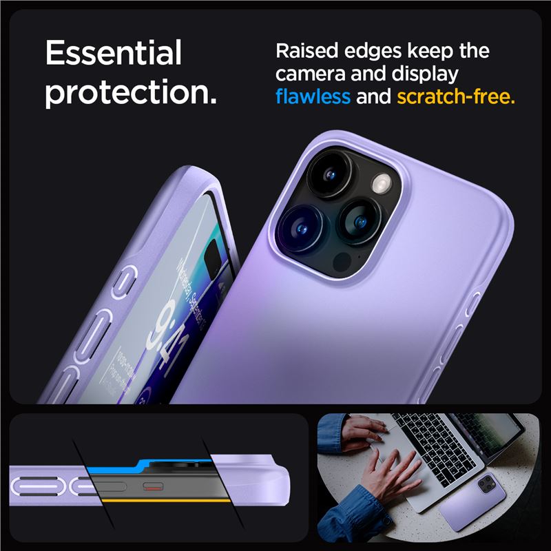 Spigen Thin Fit, iris purple - iPhone 15 Pro