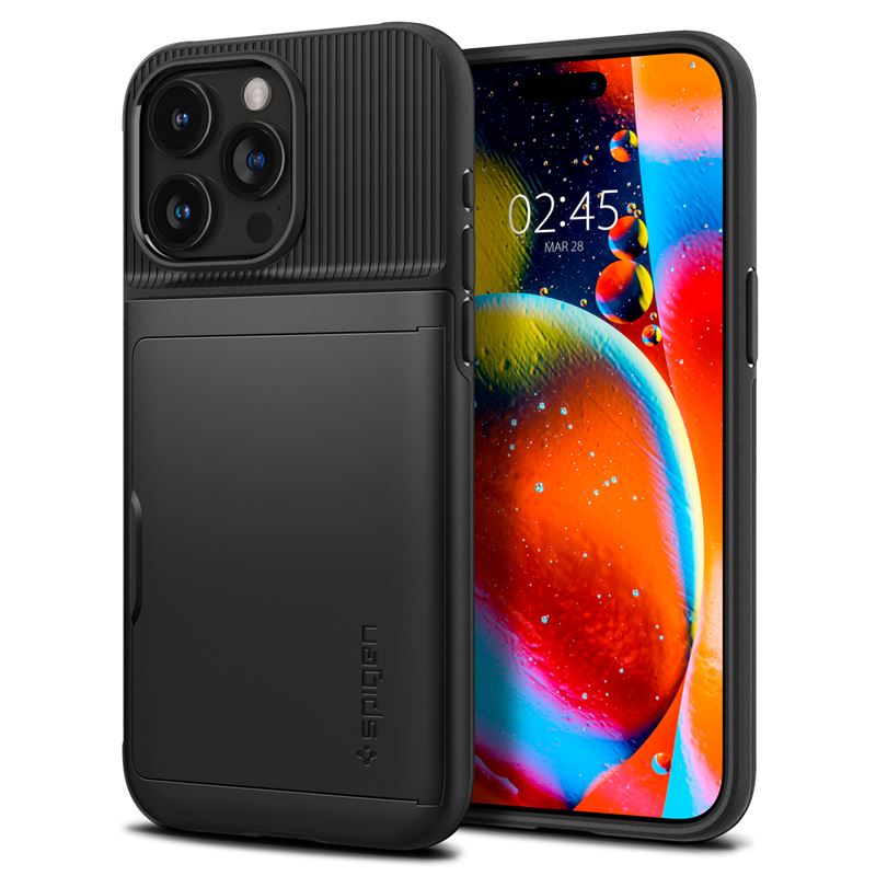 Spigen Slim Armor CS, black - iPhone 15 Pro