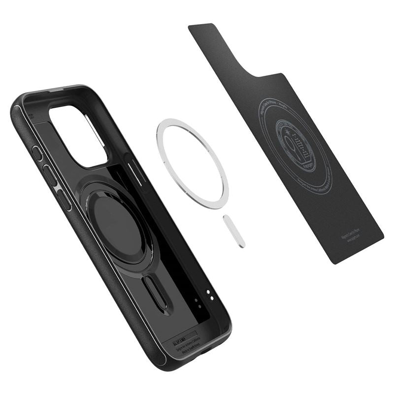 Spigen Mag Armor MagSafe, matná čierna - iPhone 15 Pro