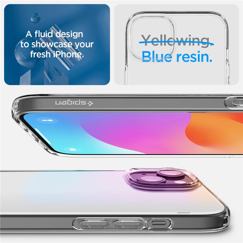 Spigen Liquid Crystal, crystal clear - iPhone 15