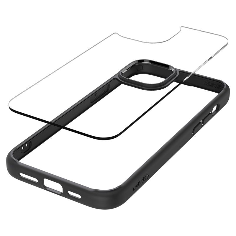 Spigen Ultra Hybrid, matte black - iPhone 15