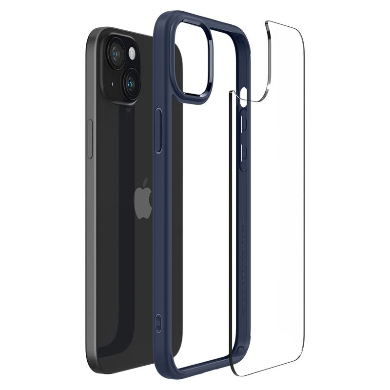 Spigen Ultra Hybrid, navy blue - iPhone 15
