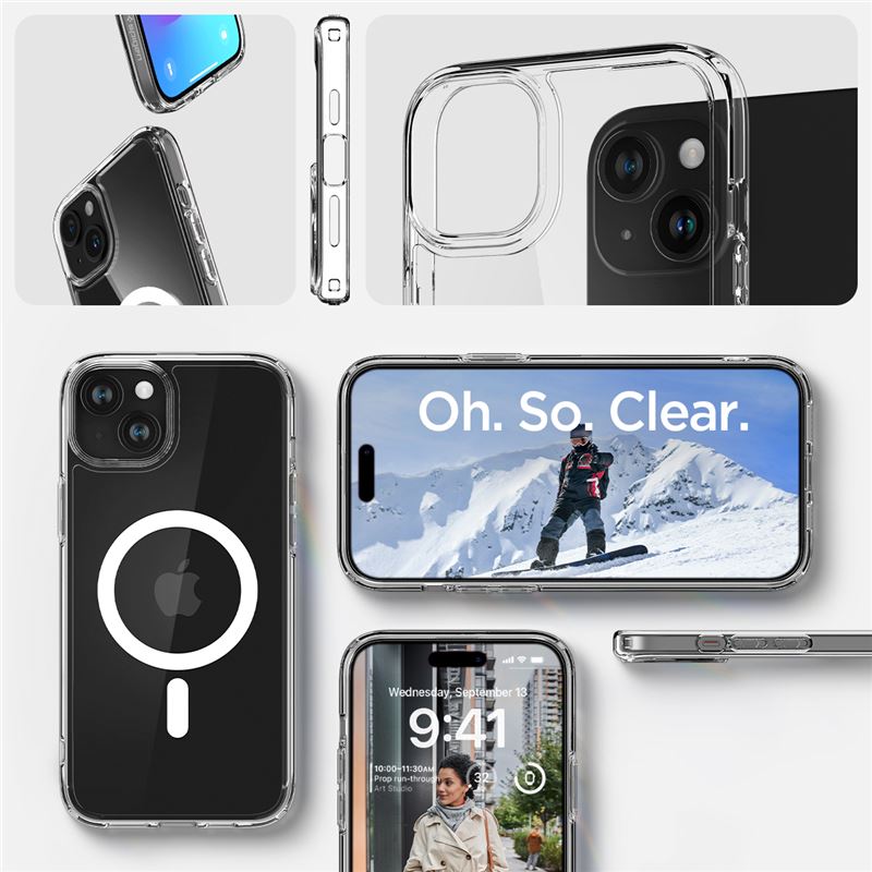Spigen Ultra Hybrid MagSafe, white - iPhone 15