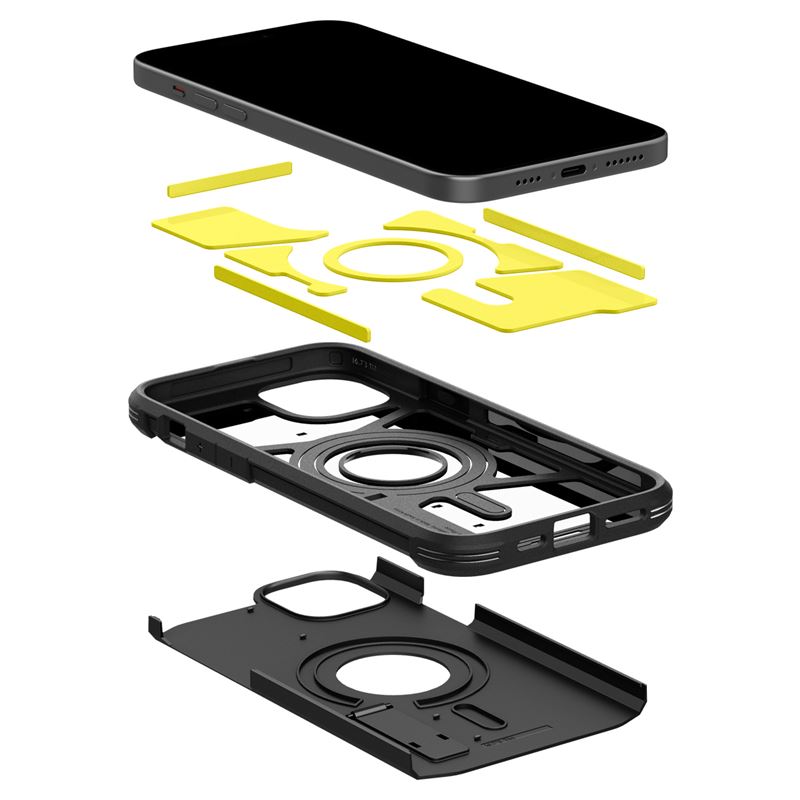 Spigen Tough Armor MagSafe, black - iPhone 15