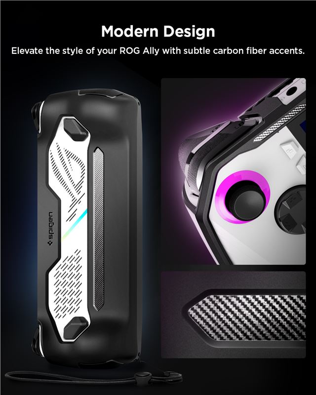 Spigen Rugged Armor, black - Asus ROG Ally 2023