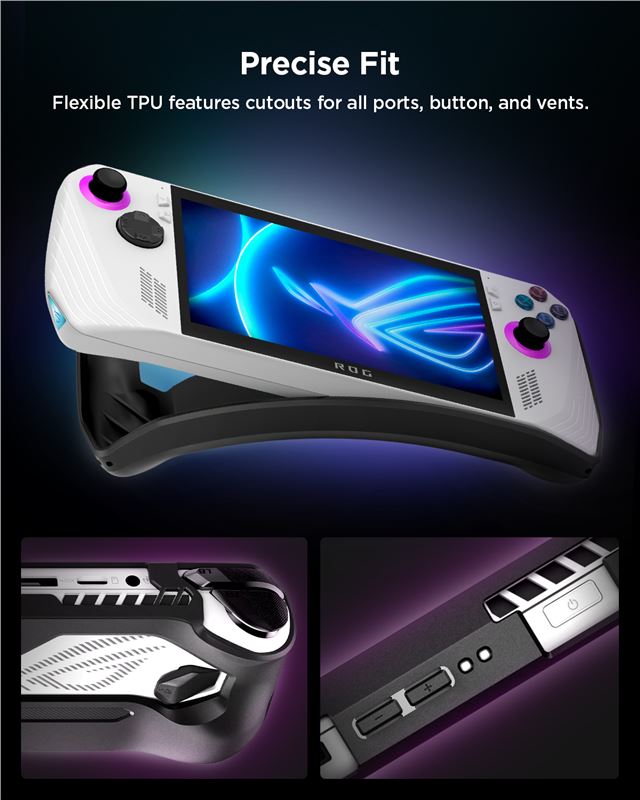 Spigen Rugged Armor, black - Asus ROG Ally 2023