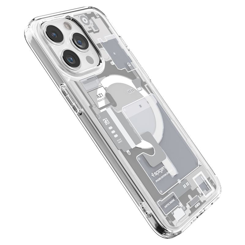 Spigen Ultra Hybrid MagSafe, zero one white - iPhone 15 Pro Max