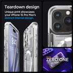 Spigen Ultra Hybrid MagSafe, zero one white - iPhone 15 Pro Max