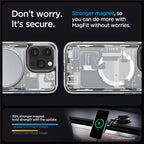 Spigen Ultra Hybrid MagSafe, zero one white - iPhone 15 Pro Max