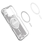 Spigen Ultra Hybrid MagSafe, zero one white - iPhone 15 Pro Max