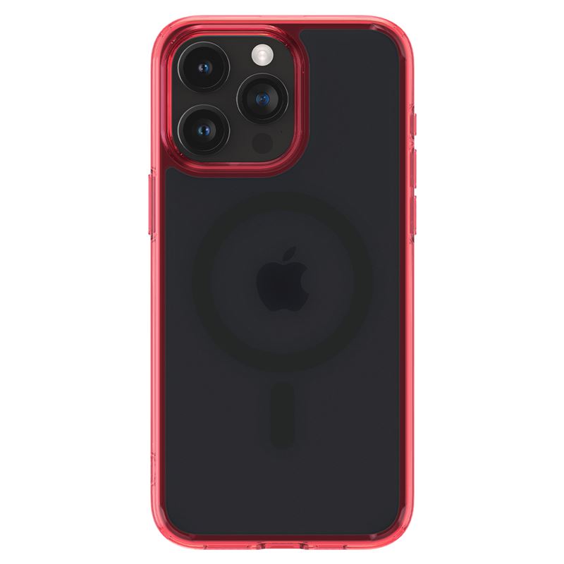 Spigen Ultra Hybrid MagSafe, frost deep red - iPhone 15 Pro