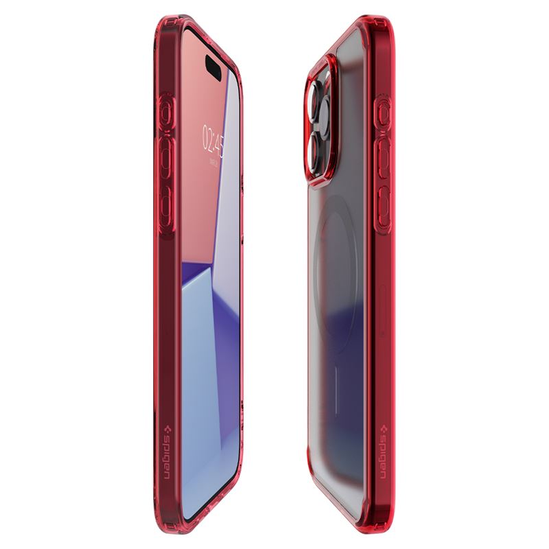 Spigen Ultra Hybrid MagSafe, frost deep red - iPhone 15 Pro