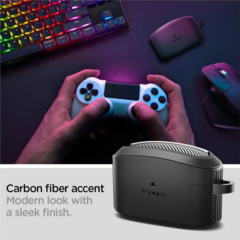 Spigen Rugged Armor, black - Sony WF-1000XM5