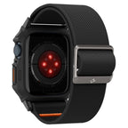 Spigen Lite Fit Pro, matte black - Apple Watch 45mm/44mm